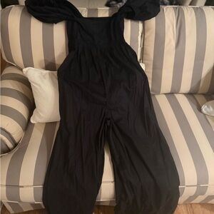 Selkie Black Textured jumpsuit